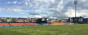 FC-Einheit-Vorstand besucht Stadion in Partnerstadt