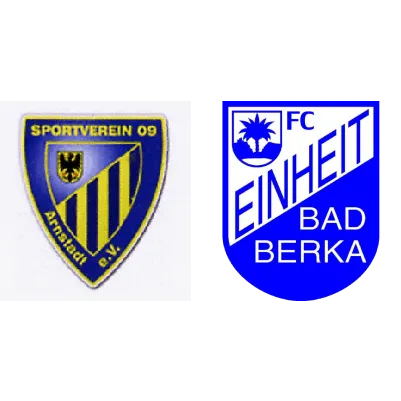 (1M) SV 09 Arnstadt <span class="nowrap bold mx-1">1 : 3</span> FC Einheit Bad Berka