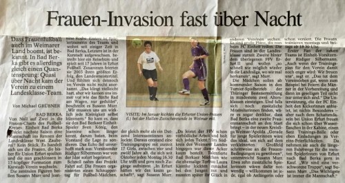 50 JAHRE FRAUENFUSSBALL IN DEUTSCHLAND - INTERVIEW MIT SUSANN PFAFF - TEIL 2