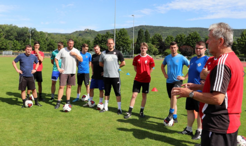 Sebastian Schmidt bei B-Lizenztrainer-Lehrgang