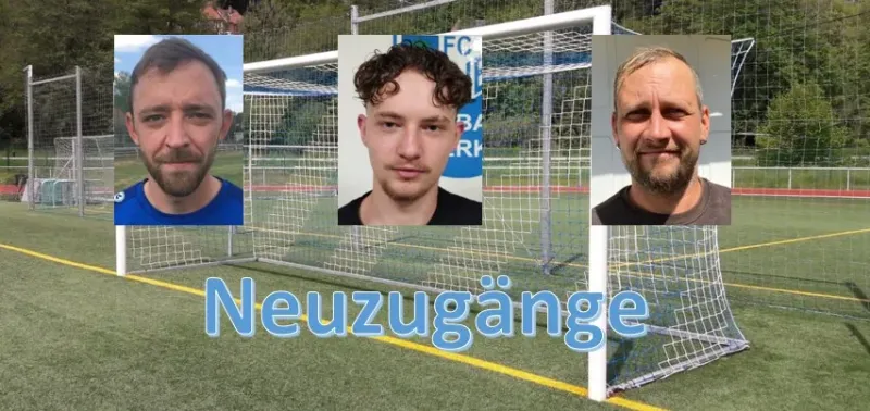 Drei "Neuzugänge" für die Zweite