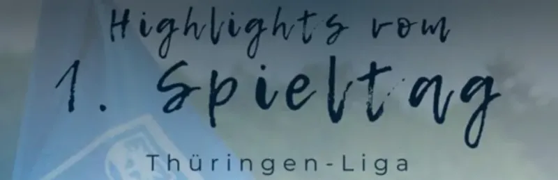 Neues Multimedia-Angebot: Highlightvideos von Thüringenliga-Spielen