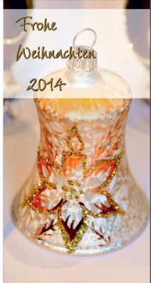 Frohe Weihnachten und alles Gute für 2015