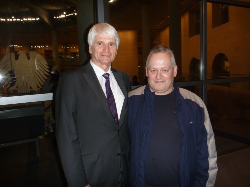 FC-Präsident Holger Koch  im Bundestag