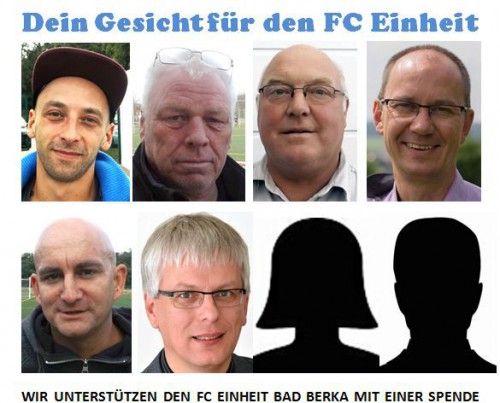 Aktion: Dein Gesicht für den FC Einheit