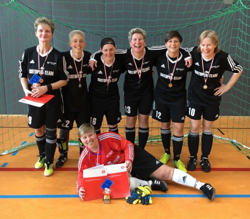 ü35-Frauen sind Vize-Hallenlandesmeister in Thüringen