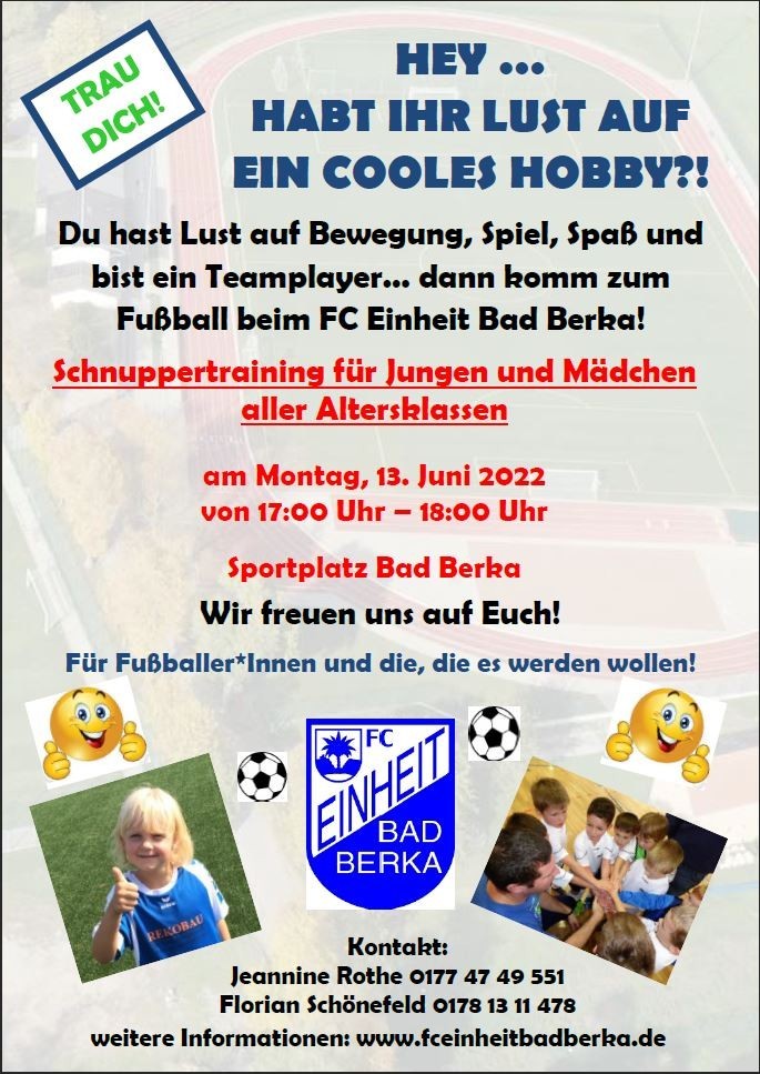 Unsere Teams freuen sich auf euch!!!