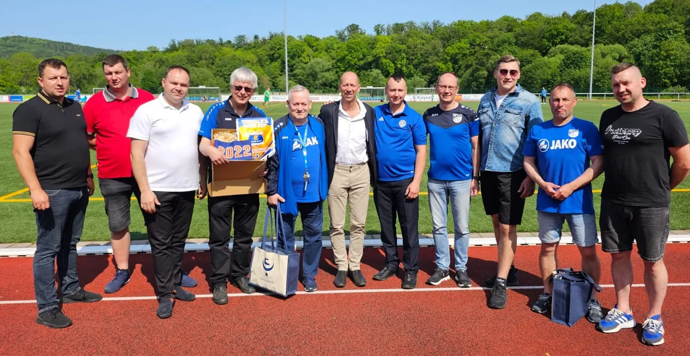 Drei Bürgermeister beim "Meisterstück" dabei