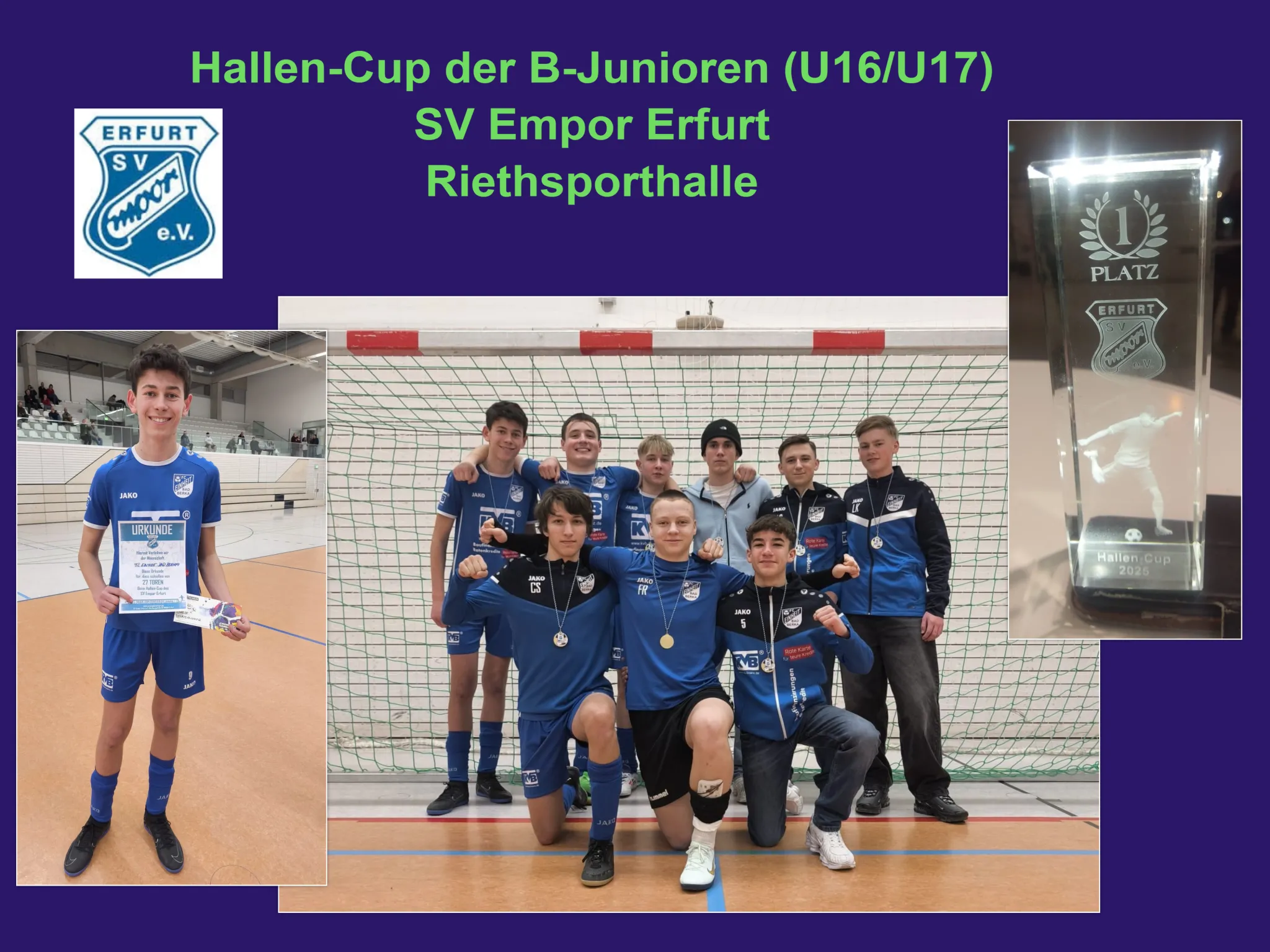 Erfolgreich auch beim Hallenhalali 2024/25