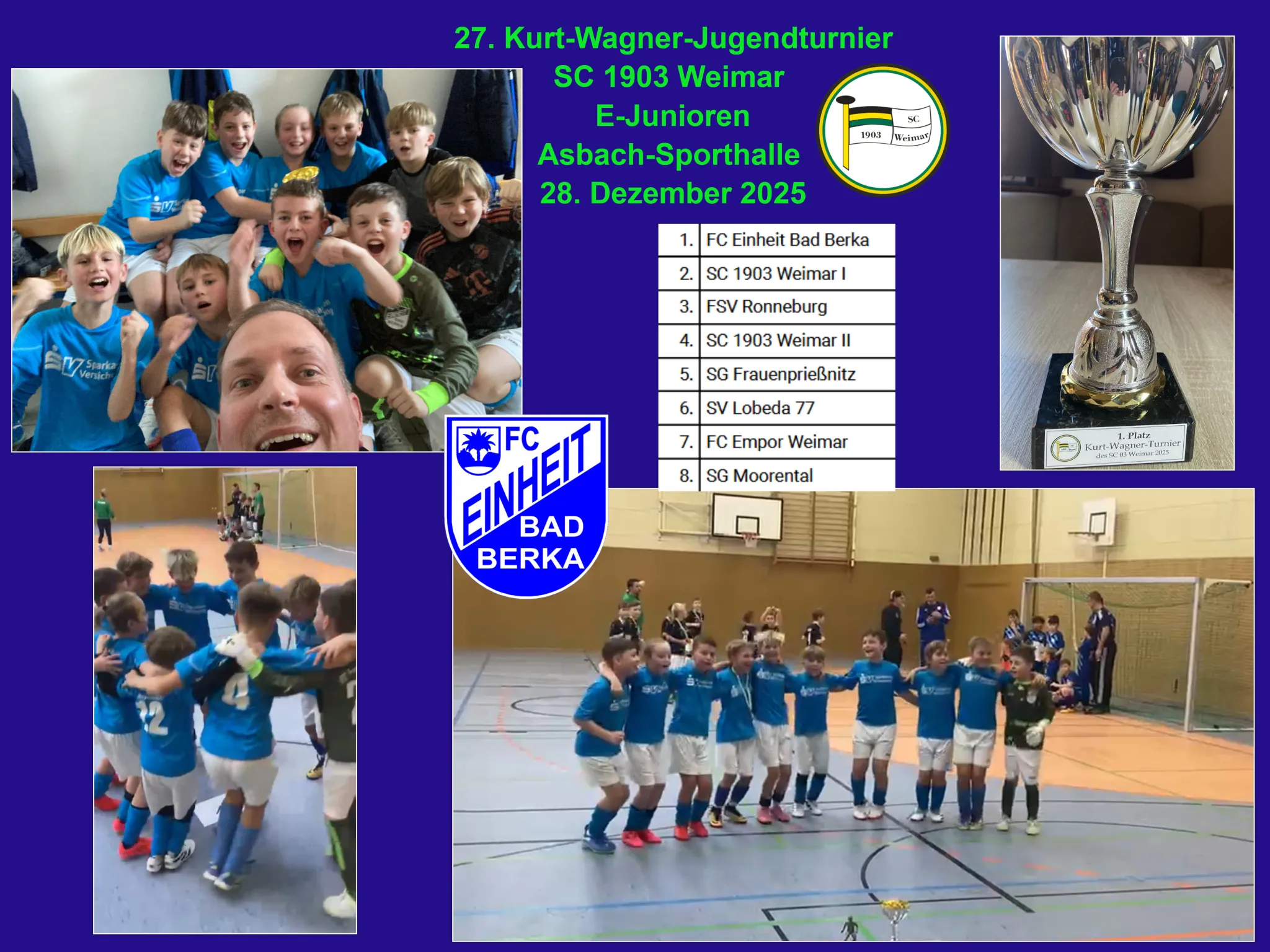 Auch E-Junioren erfolgreich, Toll !!!