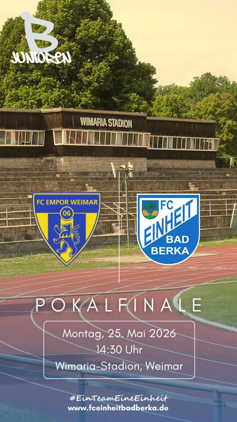 POKALFINALE - PFINGSTMONTAG