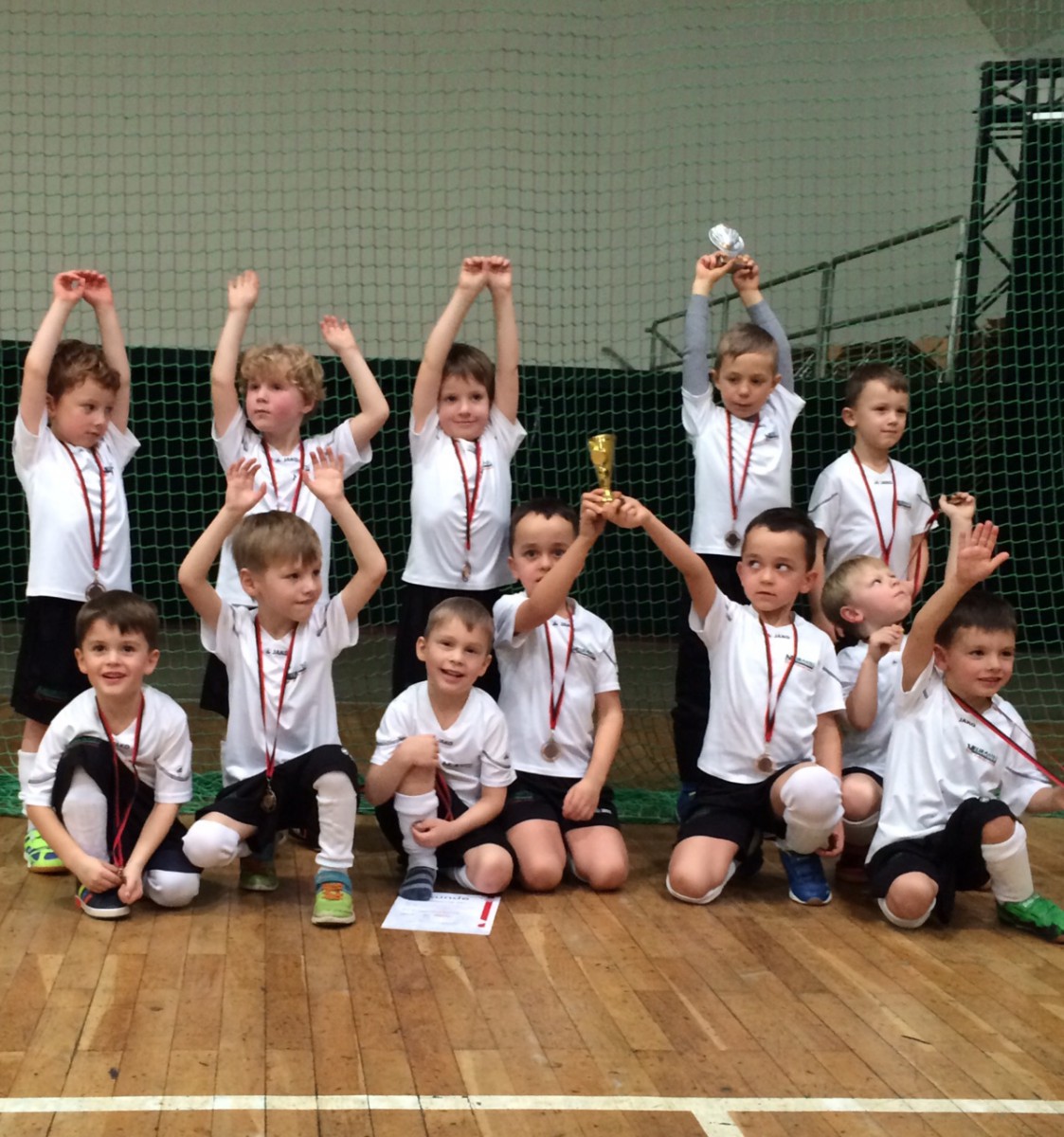 Erste Spiele der G-Junioren beim G&M Hallen-Cup in Erfurt