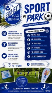 Sport im Park.....kommt vorbei und kickt mit uns