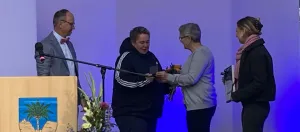 Ehrenmedaille der Stadt Bad Berka für Jeannine Rothe