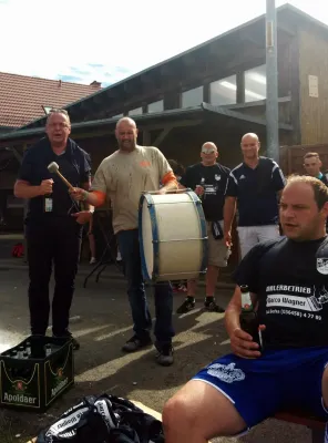 Aufstieg 2017 perfekt - Feier nach Sieg